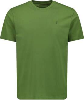 No Excess T-shirt korte mouw ronde hals basic green Groen - XL