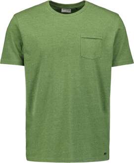 No Excess T-shirt korte mouw ronde hals multi coloured green Groen - XL