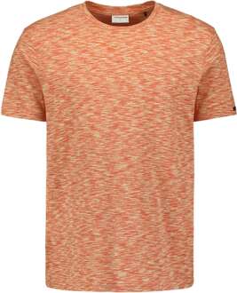 No Excess T-shirt korte mouw ronde hals multi coloured melon Oranje - L