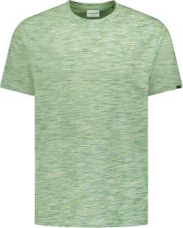 No Excess T-shirt korte mouw ronde hals multi coloured mint Groen - XXXL