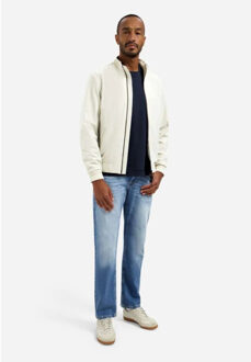 No Excess T-shirt long sleeve crewneck solid night - maat S Blauw