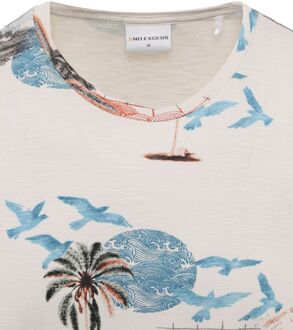 No Excess T-Shirt Print Ecru Off-White - XL,XXL