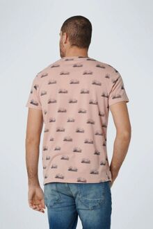 No Excess T-shirt Print Roze - XL,XXL