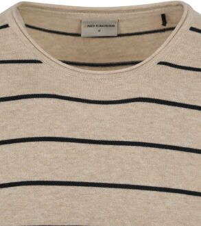 No Excess Trui Streep Beige - 3XL,XXL