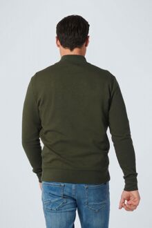 No Excess Vest Jacquard Donkergroen - XL,XXL