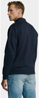 No Excess Vest sweater full zipper jacquard 27100119/096 Blauw - L