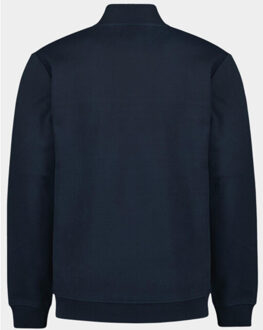 No Excess Vest sweater full zipper jacquard 27100119/096 Blauw