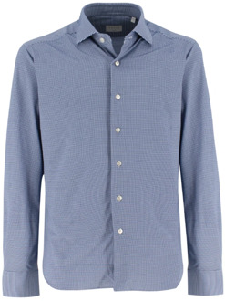 No Iron Slim Fit Overhemd voor een Perfecte Look de Hele Dag Xacus , Blue , Heren - Xl,L,M,4Xl