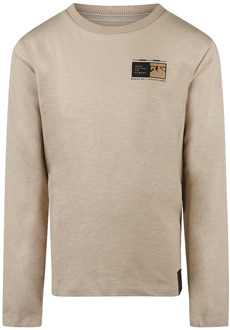 No Way Monday jongens longsleeve Beige - 152