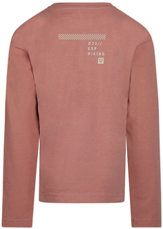 No Way Monday jongens longsleeve Brique - 158