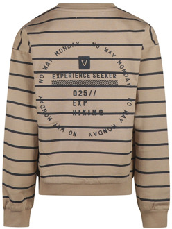 No Way Monday jongens sweater Bruin - 116