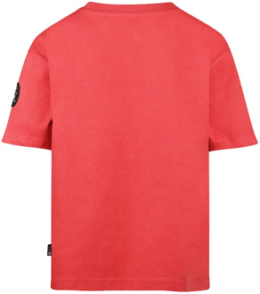 No Way Monday jongens t-shirt Oud rose - 146