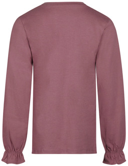 No Way Monday meisjes longsleeve Bordeaux - 158