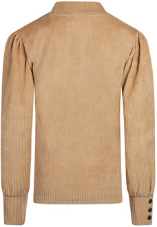 No Way Monday meisjes longsleeve Camel - 116