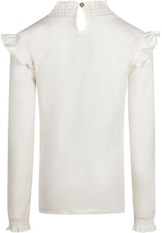 No Way Monday meisjes longsleeve Ecru - 122