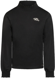 No Way Monday meisjes longsleeve Zwart - 122
