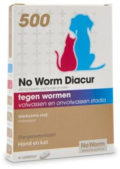 NO WORM Diacur 500 mg - 10 tabletten
