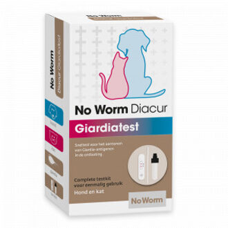 NO WORM Diacur Giardiatest voor hond en kat Per verpakking