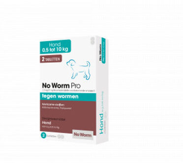 NO WORM Exil No Worm Pro - Kleine Hond - 4 Tabletten