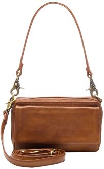 Noa Fashion Bag cognac damestas - H 13 x B 22 x D 6 cm
