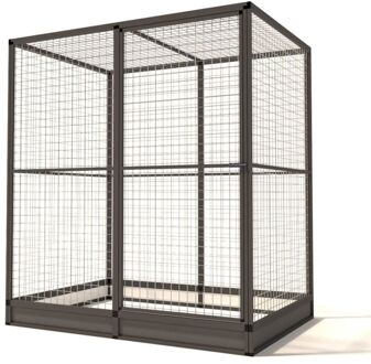 Noa - Kattenren - Aluminium - Antraciet - 176x121x193 cm