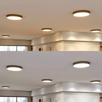 Noabelle LED plafondlamp, zwart, 80 cm zwart, wit