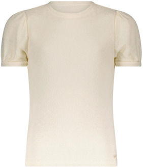 Nobell Meiden t-shirt kamice pearled ivory Ecru - 176