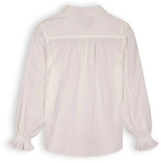 Nobell meisjes blouse Wit - 134-140