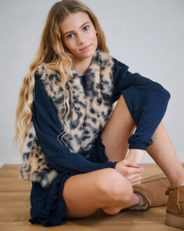 Nobell NoBell Gilet q508-3306 Bruin - 158/164