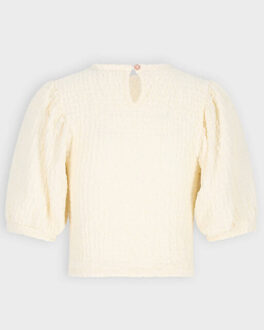 Nobell NoBell Top korte mouw q602-3401 kylias Ecru - 134/140