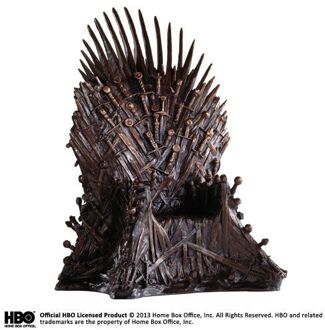 Noble Collection Game of Thrones Statue Bronze Iron Throne 36 cm