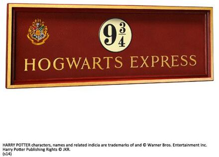 Noble Collection Harry Potter - Hogwarts 9 3/4 sign