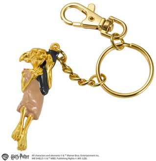 Noble Collection Harry Potter Metal Keychain Dobby gold-coloured 11 cm