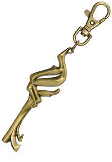 Noble Collection Harry Potter Metal Keychain Hogwarts Legacy Portkey 14 cm