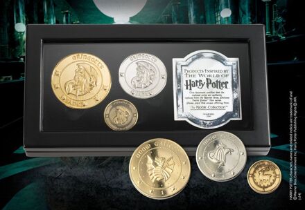 Noble Collection Harry Potter Replica The Gringotts Bank Coin Collection