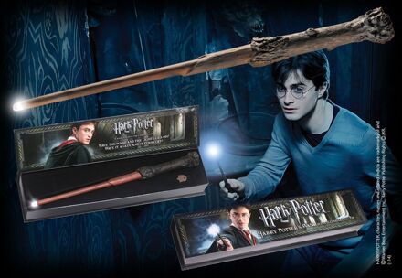 Noble Collection Harry Potter™ toverstaf replica met licht - Verkleedattribuut