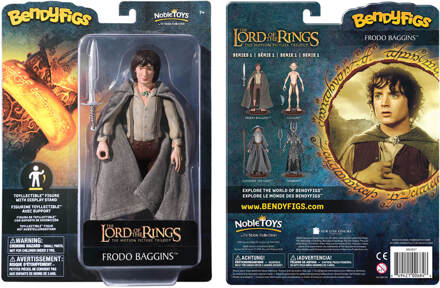 Noble Collection Lord Of The Rings Frodo Baggins Bendyfig Figurine