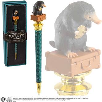 Noble Collection Pen Harry Potter: Fantastic Beasts - Niffler Groen