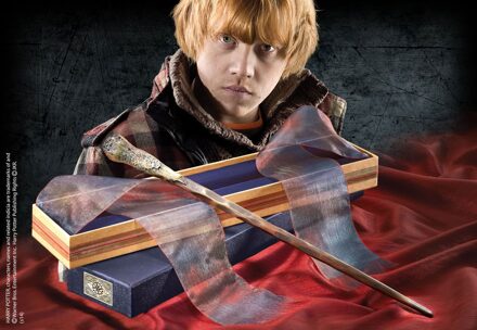 Noble Collection Ron Weasley - toverstaf in Ollivanders Box