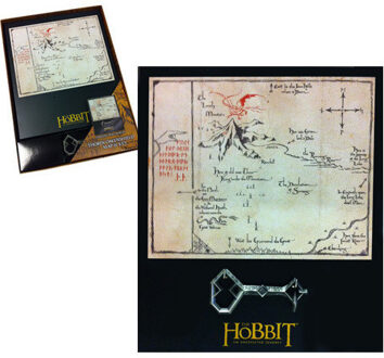 Noble Collection Thorin map en sleutel