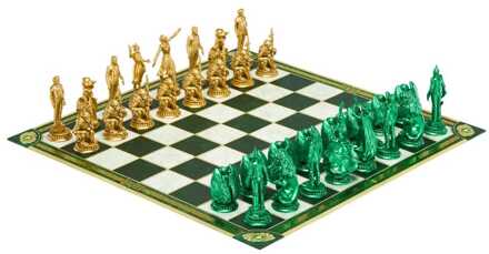 Noble Collection Wicked: For Good Chess Set Shiz vs. Emerald City