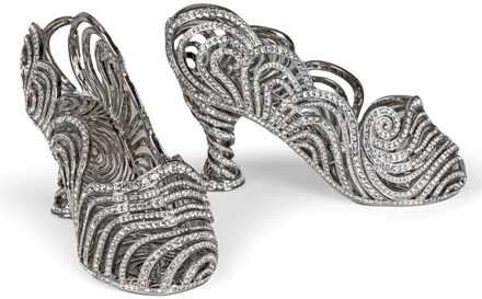 Noble Collection Wicked: For Good Prop Replica Nessarose's Silver Slippers