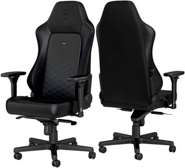 Noblechairs HERO Gaming Stoel PU Faux Leather - black / blue