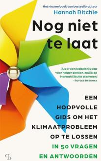 Nog niet te laat -  Hannah Ritchie (ISBN: 9789463824224)