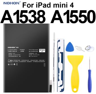 Nohon Batterij Voor Apple iPad Mini4 Mini 4 A1538 A1550 Li-polymeer Tablet Bateria + Gereedschap Voor A1538 A1550 apple iPad Mini4 Batterij