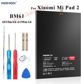 Nohon Batterij Voor BM61 Xiao mi mi pad 2 6010 mah-6190 mah ingebouwde Tablet Bateria Li -polymeer Batterij Voor mi pad 2 Pad2