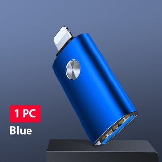 Nohon Usb 3.0 Verlichting Otg Adapter Voor Iphone 11 Pro Max 7 8 X Data Sync Muis Toetsenbord Usb U disk Flash Voor Ios 12 13 Converter Blauw