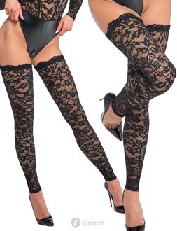 Noir Handmade Kanten Kousen, F327 - Size: S