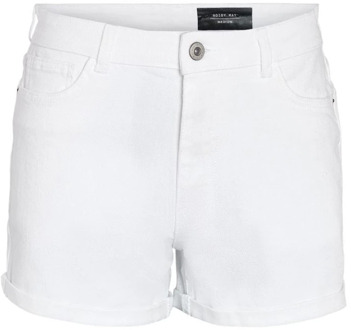 Noisy May Denim Shorts Bright White Freewear Noisy May , White , Dames - Xl,L,M,S,Xs