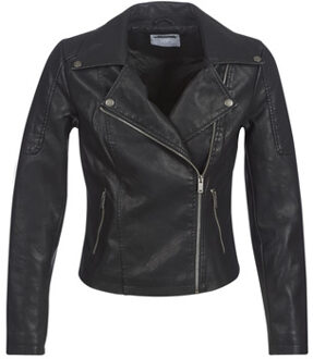 Noisy May imitatieleren bikerjack Zwart - 42 (XL)